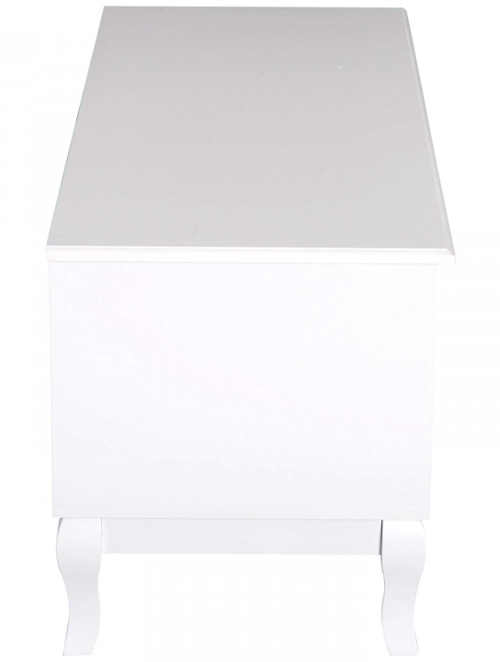 Moderní TV stolek v bílé barvě