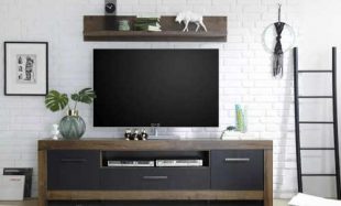 TV set v moderním dekoru dub canyon/černá