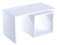 Elegantní bílý konferenční stolek Aaron
