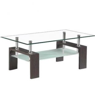 Moderní skleněný konferenční stolek Baumax